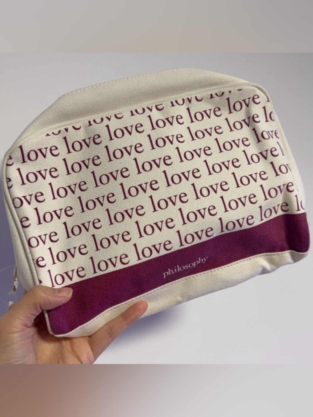 New Philosophy makeup bag/ cosmetic bag